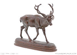 Antoine-Louis Barye - Veado em marcha