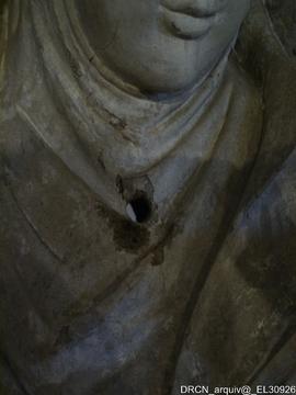 Escultura São Bento - Nave da igreja / Apeamento