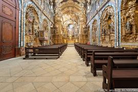 Nave igreja, Perspetiva capela-mor e alçados