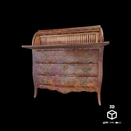 Cómoda-papeleira de cilindro