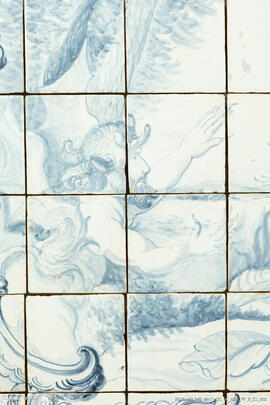 Painel de azulejo Santos