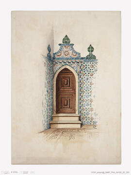 Porta em ogiva do Palácio de Sintra