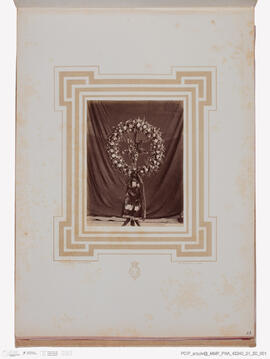 Álbum de fotografias morte rei Vítor Emanuel II