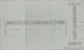 Projecto de Execução - Serralharias - Pormenor da Porta de Alumínio - Corte Horizontal (2000-02)