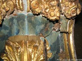 Intervenção de conservação e restauro: desmontagem do altar