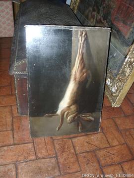 Pintura - natureza morta - lebre - Ala Presidencial