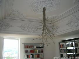 Biblioteca – Teto em estuque