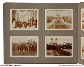 Álbum de fotografias das Viagens a Portugal da Rainha Alexandra e do Kayser Guilherme II