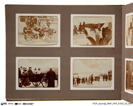 Álbum de fotografias das Viagens a Portugal da Rainha Alexandra e do Kayser Guilherme II