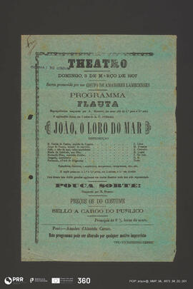 Flauta; João o Lobo do Mar; Pouca Sorte