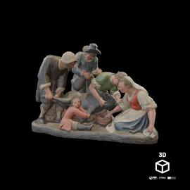 Presépio da Madre de Deus - Matança do porco