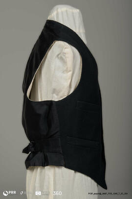 Colete preto de homem