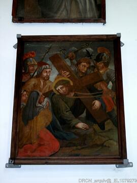 Pintura “Verónica limpa a face de Jesus”