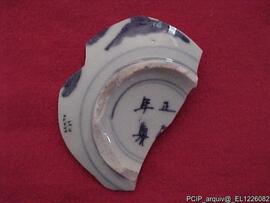 Achados arqueológicos: porcelanas