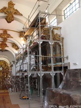 Órgão mudo - restauro MDF