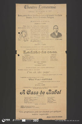 Ladrão de Casa; P'ra cá não pega; Um Valentão; A Casa de Babel