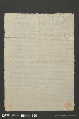 Carta do Bispo Titular do Algarve