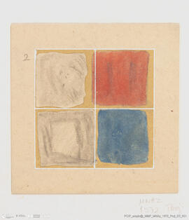 Estudo para o painel principal da estação do metropolitano da Cidade Universitária, Lisboa - Dese...