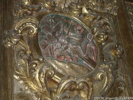 Retábulo Senhor Passos- Medalhão Passos - corredor lateral coro-Evangelho