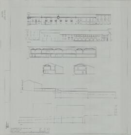 Ante-Projecto - Ampliação do Museu - Existente - Alçados e Cortes (1996-02)