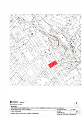 Reabilitação da fachada - alçados, cortes e plantas (2013)