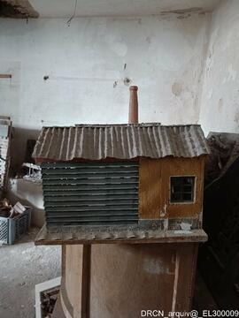 Maquete de fábrica de açúcar