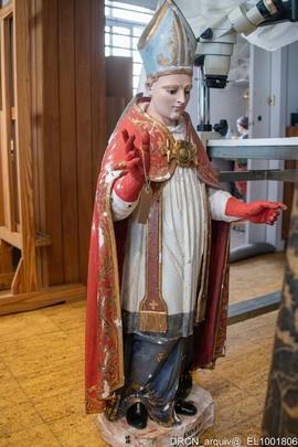 Atelier Porto Restauro, Capela-mor, Alçado Sul , Escultura S. Brás
