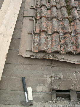 Pormenor do telhado da