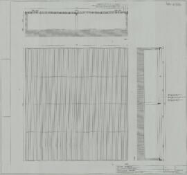 Projecto de Execução - Serralharias - Grelha da Escada do Alçado Poente - Planta e Cortes (2000-02)