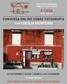 Cartaz - Conversa Online com Lucília Monteiro