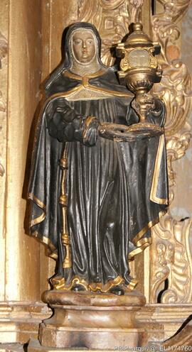 Fotografia do imovel: mobiliario. esculturas, pinturas, elementos arquitectonicos, portas, janelas.