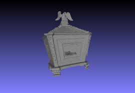 Nuvem de pontos do relicário