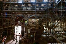 Nave,Alçado Norte,Estrutura andaimes