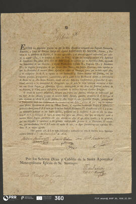 Divulgação Jubileu e Ano Santo em Santiago de Compostela (1818)