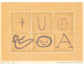 Estudo para o painel principal da Estação de Metropolitano da Cidade Universitária, Lisboa - Dese...