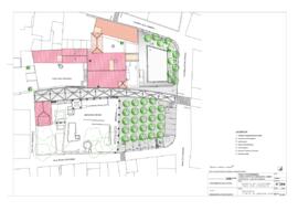 Projeto de reutilização - 1ª fase: planta de espaços exteriores (2015)