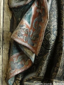 Escultura de alto relevo – Pormenor da pintura