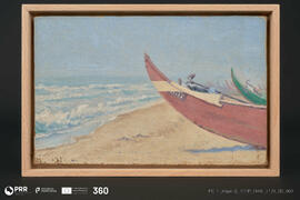 Praia, barcos de pesca