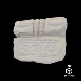 Cabeça de ara funerária