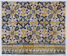 Painel de azulejos