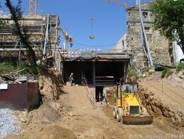Obra de recuperação e reabilitação do Claustro do refeitório, noviciado e ala sul