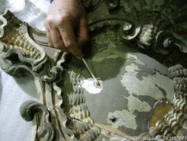 Restauro de imagens da capela (visita ao atelier de restauro)