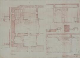 Coro Alto e Salas Anexas - Cortes e Planta de Pavimentos (1994-08)