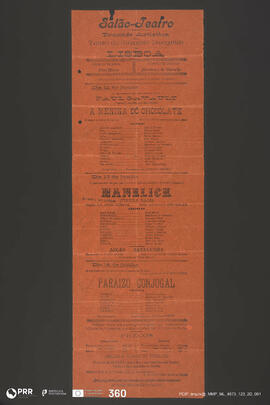 A Menina do Chocolate; Manelica; Paraizo Conjugal