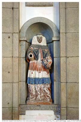 Escultura “Santa Modéstia de Trier”