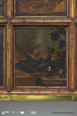 Flores com Caracol e Lagarto