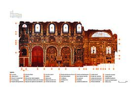 Elementos constituintes dos alçados laterais da nave da igreja do Convento de Santa Clara do Port...