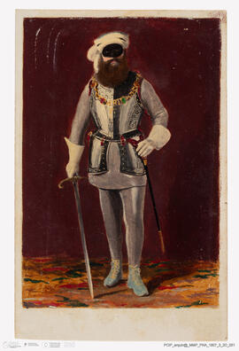 Álbum com fotografias do Baile de Máscaras de Carnaval de Fevereiro de 1865 no Paço Real da Ajuda