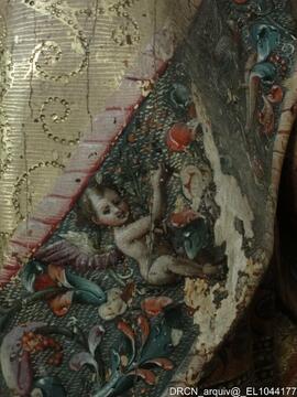 Escultura de alto relevo – Pormenor da pintura