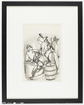 Pescadores na taberna